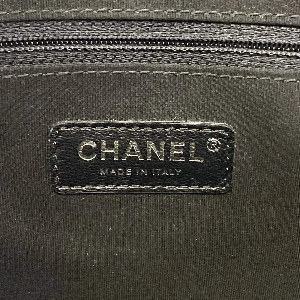 Chanel Shoulder Bag Black White